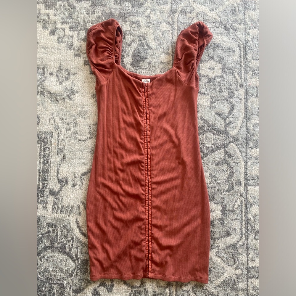 Wilfred ribbed bodycon dress